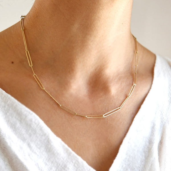 Ovalong Chain Necklace - Carla Caruso