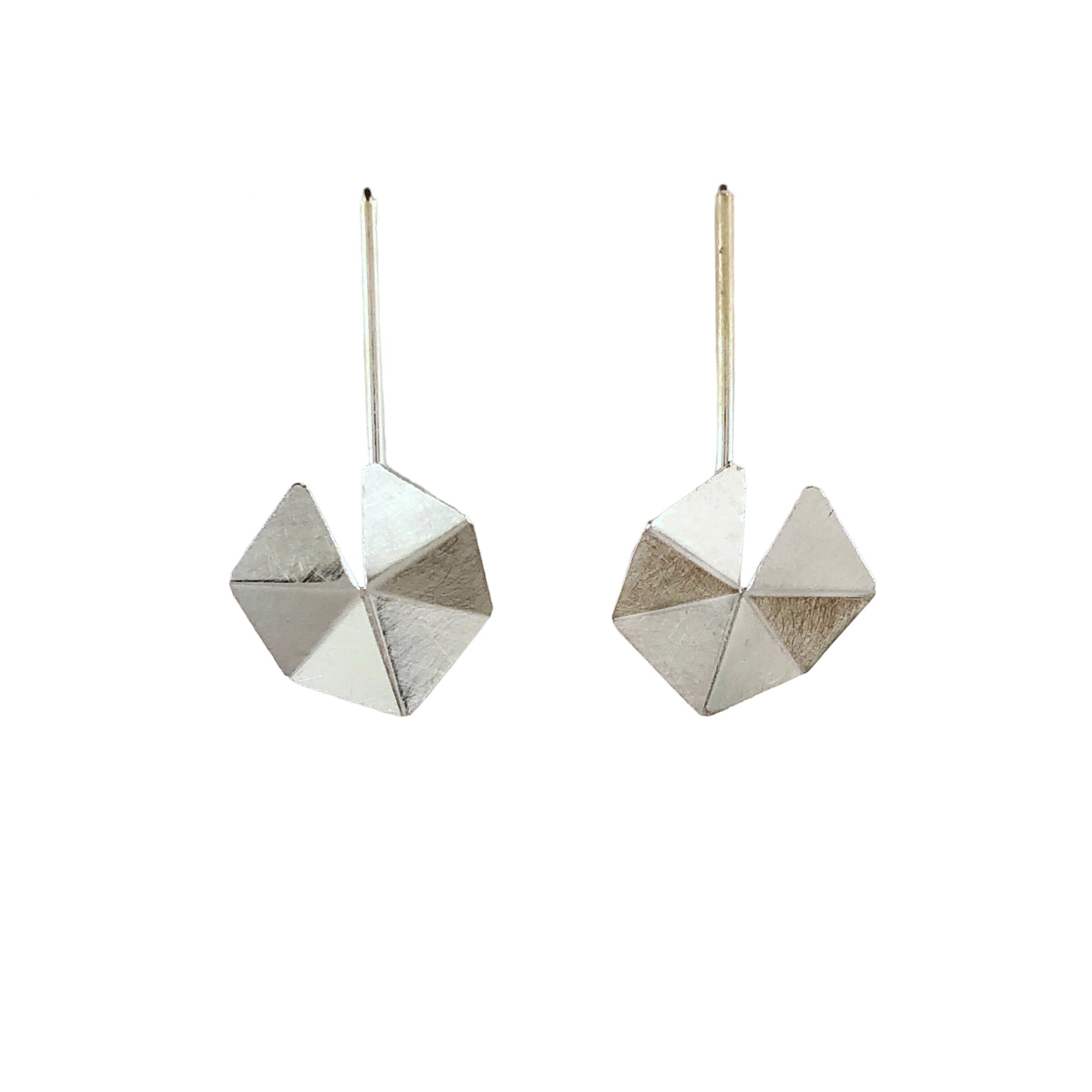 Hexagon Hook Earrings - Ananda Ungphakorn
