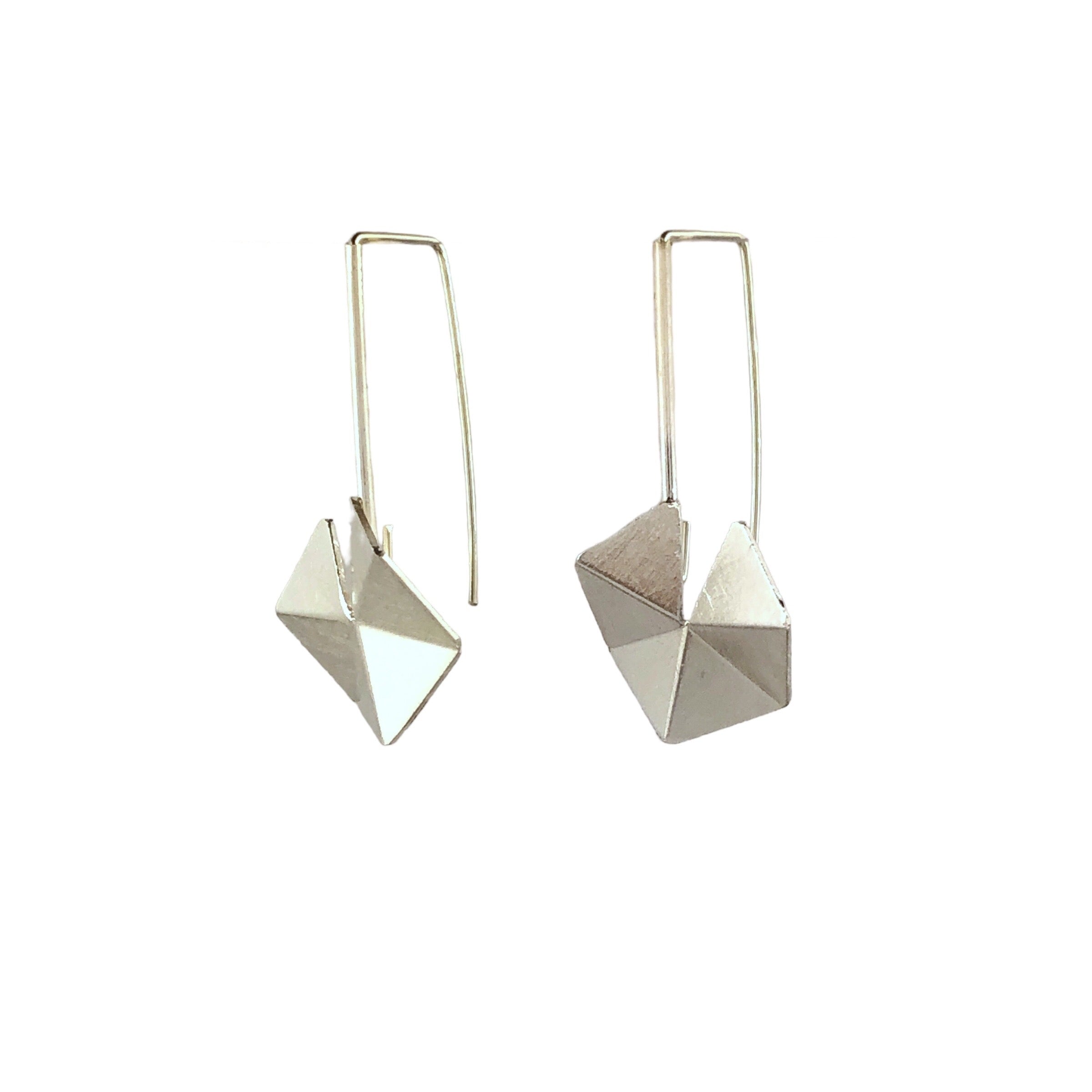 Hexagon Hook Earrings - Ananda Ungphakorn