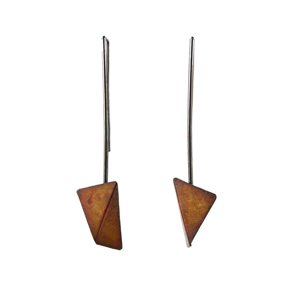 Triangle Drop Earrings - Ananda Ungphakorn