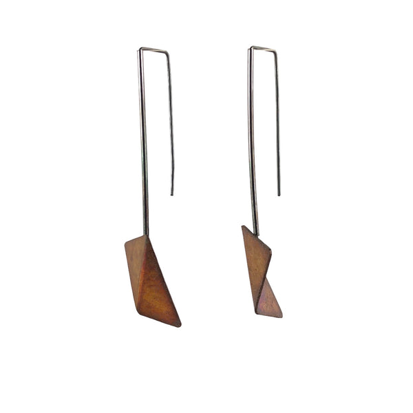 Triangle Drop Earrings - Ananda Ungphakorn