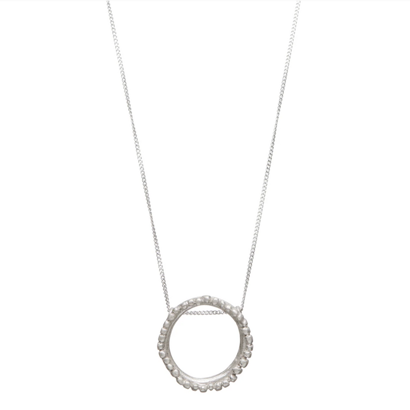 Flora Halo Silver Necklace - Shabana Jacobson