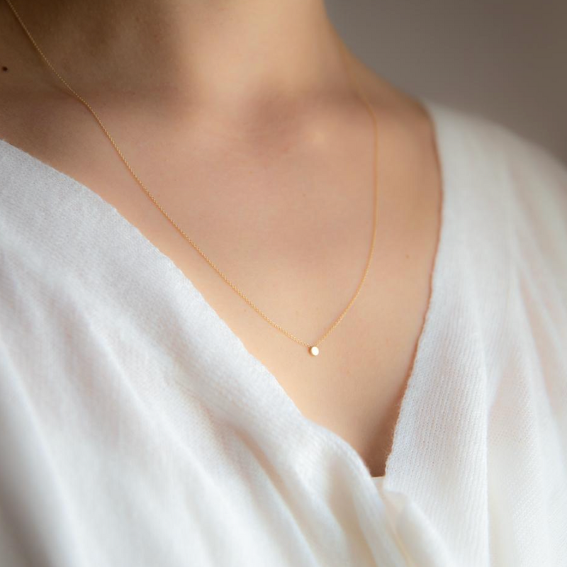Not So Itty Bitty Dot Necklace - Carla Caruso