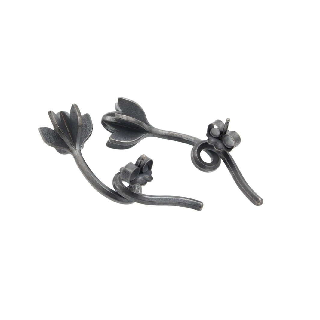 Floral Twist Studs -  Erica Bello
