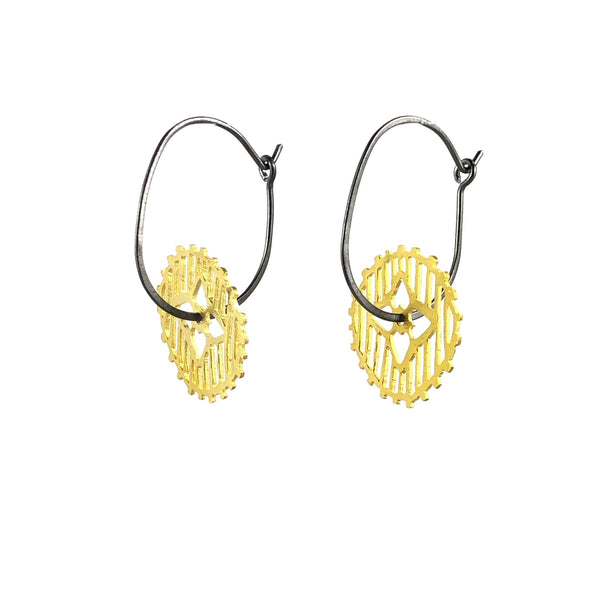 Hatty Earrings Gold Plated - Joanna Cave
