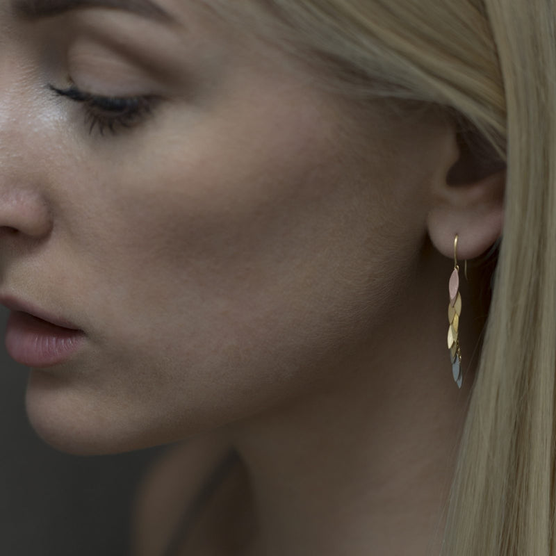 Rainbow Leaf Earrings - Sia Taylor